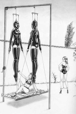 bondage artwork by tom